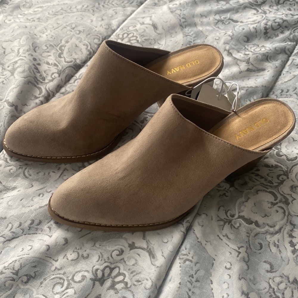 Faux Suede Mule Booties